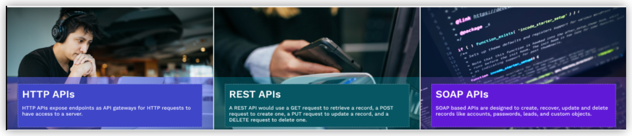 API タイプで絞り込み