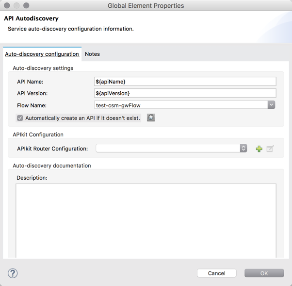 自動検出設定を定義できるフォーム